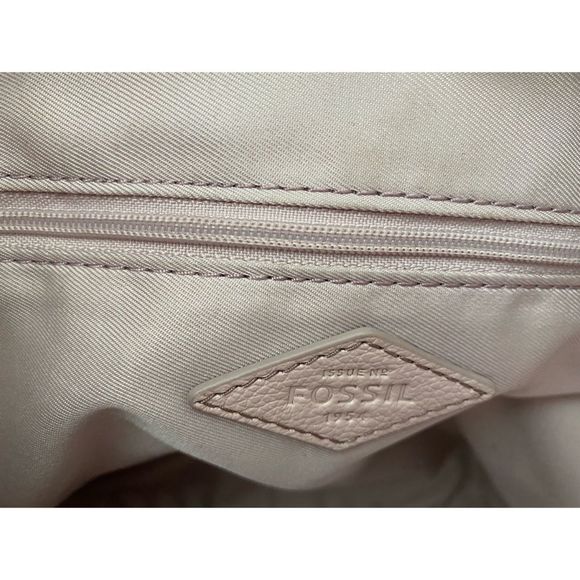 Fossil Tara Crossbody Dusty Rose Leather Handbag - Picture 11 of 11